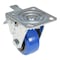 Vestil Elastic Rubber Swivel With Total Brake Caster 4 In. Diameter x 2 In. Width 550 lb Blue/Black CST-BB-4X2ER-SWTB - alternate 8